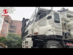 ZOOMLION 37 मीटर इस्तेमाल किया सीमेंट ट्रक ISUZU चेसिस नवीनीकृत