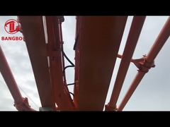 37 मीटर इसुज़ु ISO90001 स्वीकृत प्रयुक्त सीमेंट ट्रक, कंक्रीट पंपिंग ट्रक 37 मीटर