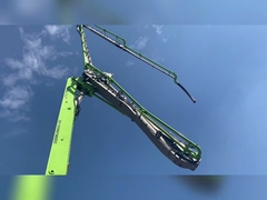 60 एम ज़ूमलियन नवीनीकृत कंक्रीट पंप मर्सिडीज बेंज 6 बूम सेक्शन पंपिंग ट्रक