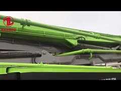 ISO90001 अनुमोदन के साथ 3 एक्सल 47m 110 M3/H प्रयुक्त कंक्रीट पंप ट्रक थ्री एक्सल