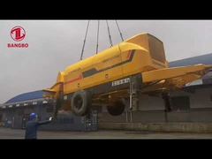 ज़ूमलियन कंक्रीट पंप एचबीटी 8014 नवीनीकरण 2012 वर्ष नारंगी रंग चीन निर्माण