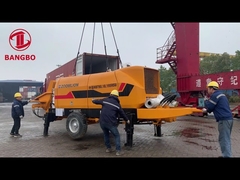 ज़ूमलियन कंक्रीट पंप एचबीटी 8014 नवीनीकरण 2012 वर्ष नारंगी रंग