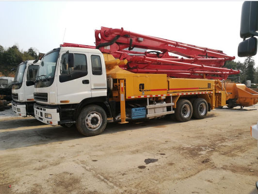 प्रयुक्त Putzmeister Isuzu ट्रक कंक्रीट पम्प 38m . घुड़सवार