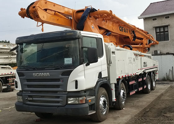 रिमोट कंट्रोलर के साथ सीआईएफए 52 मीटर बेटन पंप कंक्रीट लिफ्टिंग