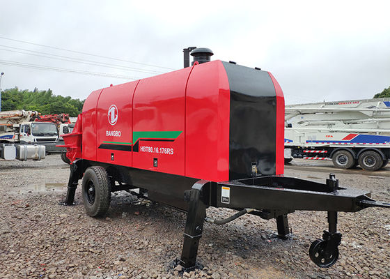 176kw 80m3 / H नया कंक्रीट पम्प, निर्माण के लिए डीजल कंक्रीट पम्प