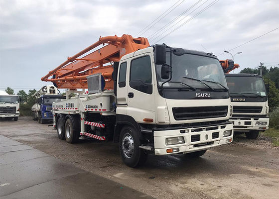 ISO90001 स्वीकृत प्रयुक्त सीमेंट ट्रक, कंक्रीट पम्पिंग ट्रक 37 मीटर