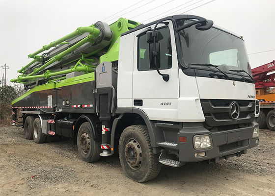 ZLJ5419THB प्रयुक्त सीमेंट ट्रक पंप ज़ूमलियन 52m हरे रंग के साथ