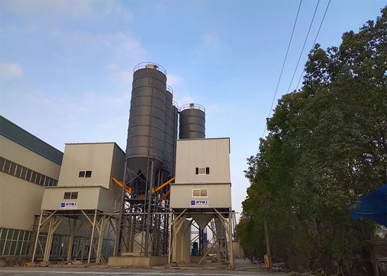 60m3 150Kw पोर्टेबल कंक्रीट बैच प्लांट उन्नत विद्युत 60m3 / H