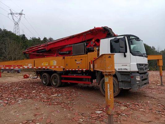 2018 साल मर्सिडीज बेंज चेसिस के साथ सैनी कंक्रीट पम्प ट्रक का इस्तेमाल किया