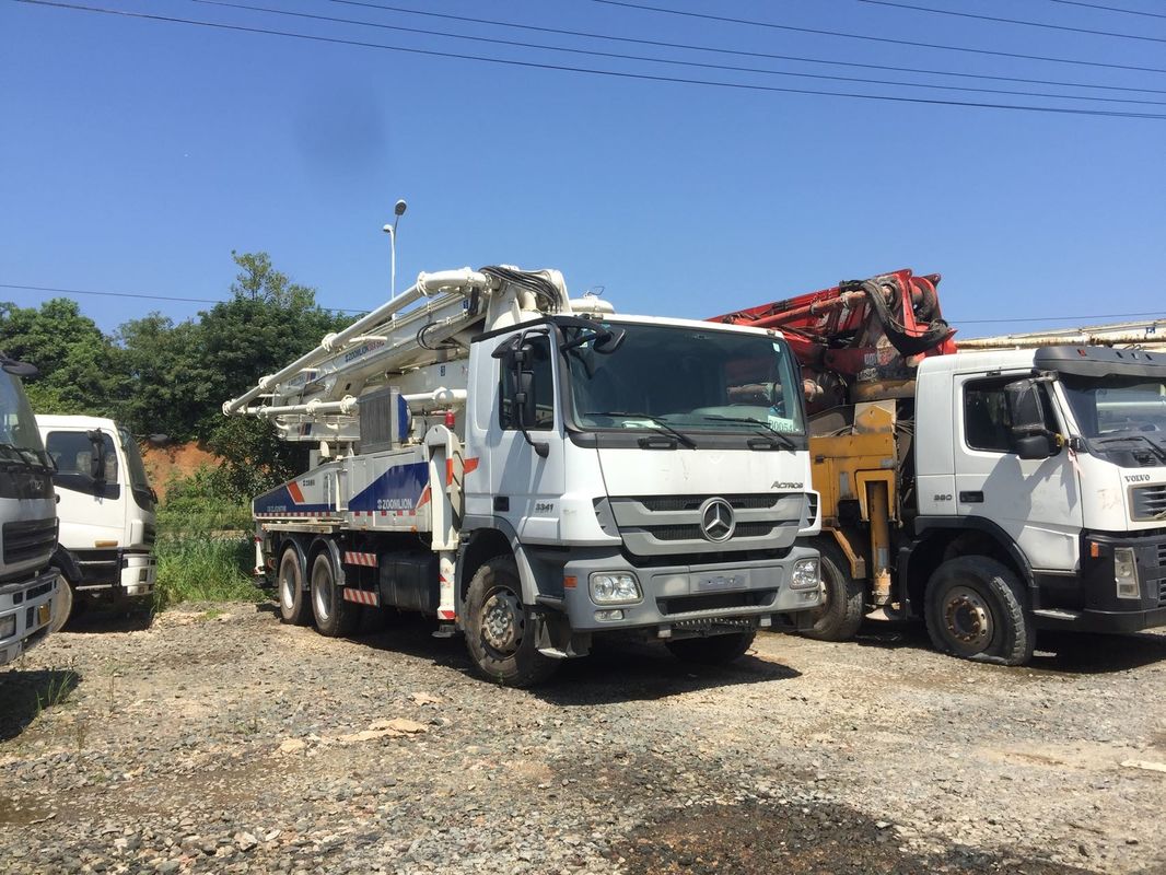 अच्छी स्थिति जूमलियन 38 एम बूम पंप ट्रक कंक्रीट पम्प ट्रक का इस्तेमाल किया