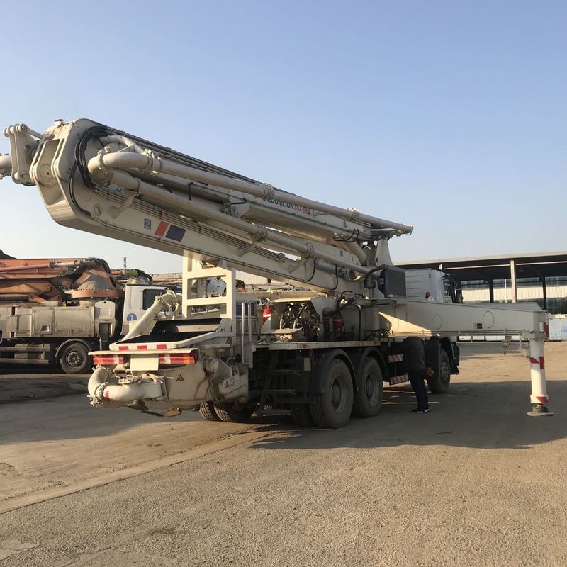 अच्छी स्थिति जूमलियन 38 एम बूम पंप ट्रक कंक्रीट पम्प ट्रक का इस्तेमाल किया