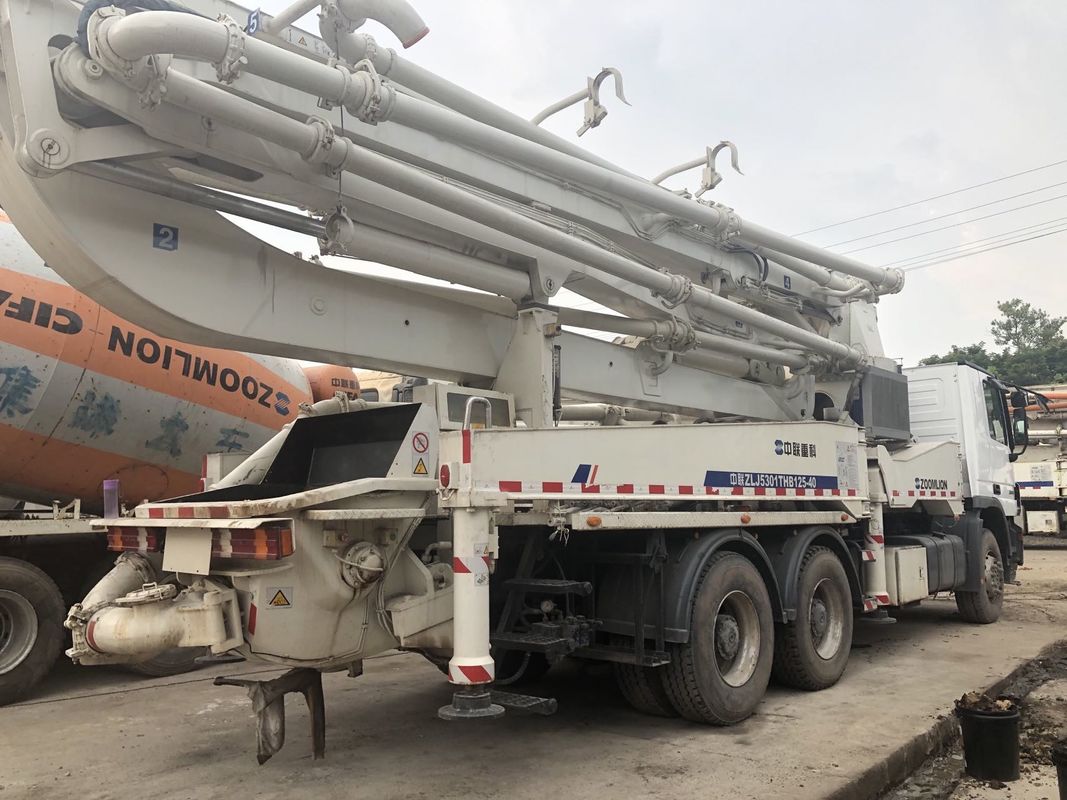 हाई फंक्शनिंग जूमलियन 40M ट्रक माउंटेड कंक्रीट पंप का इस्तेमाल किया: