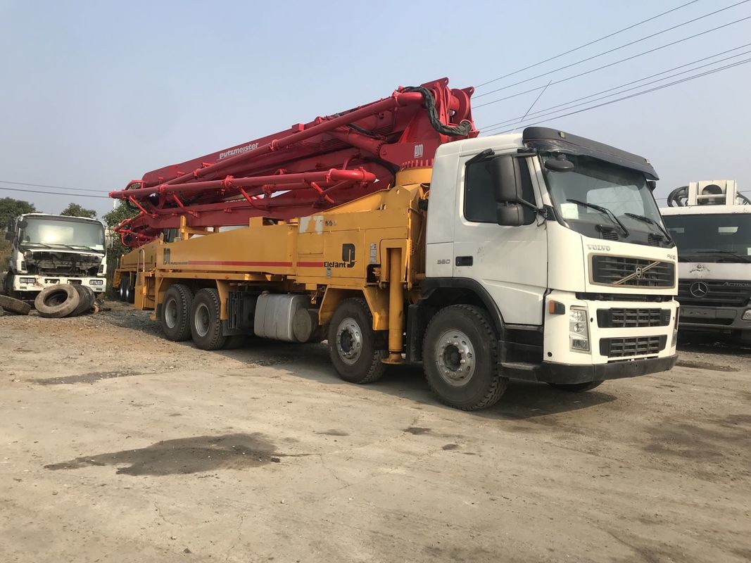 अच्छी स्थिति Putzmeister 42m वोल्वो प्रयुक्त कंक्रीट पम्प ट्रक