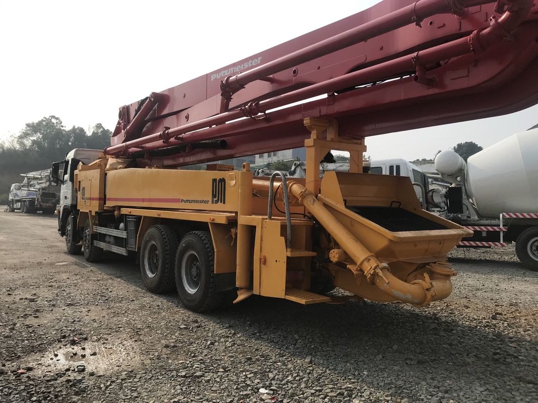 अच्छी स्थिति Putzmeister 42m वोल्वो प्रयुक्त कंक्रीट पम्प ट्रक
