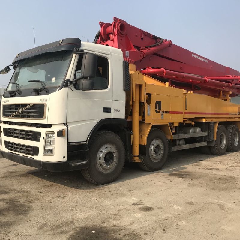 अच्छी स्थिति Putzmeister 42m वोल्वो प्रयुक्त कंक्रीट पम्प ट्रक