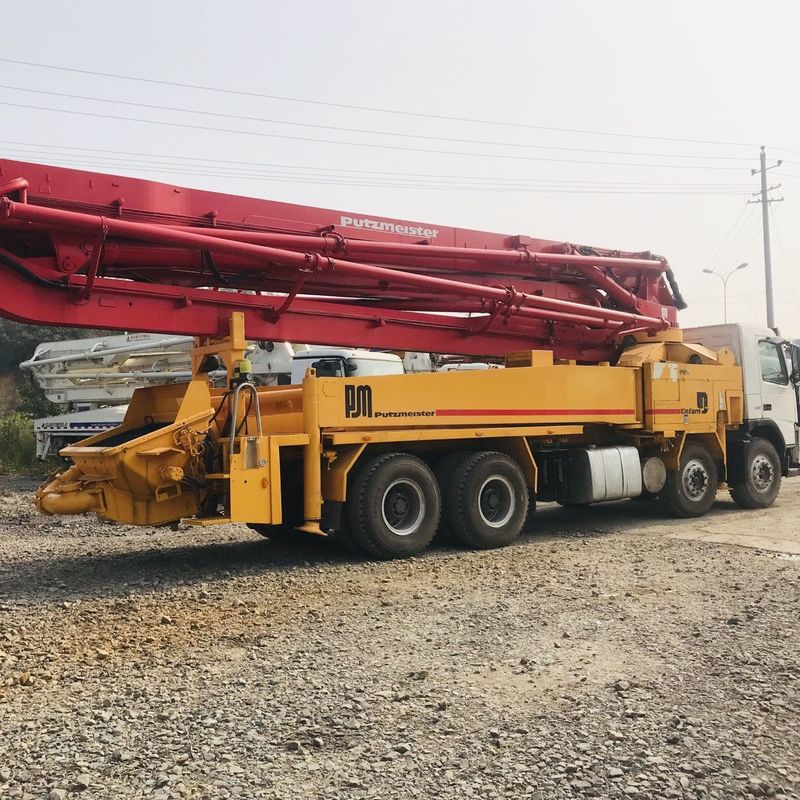 अच्छी स्थिति Putzmeister 42m वोल्वो प्रयुक्त कंक्रीट पम्प ट्रक