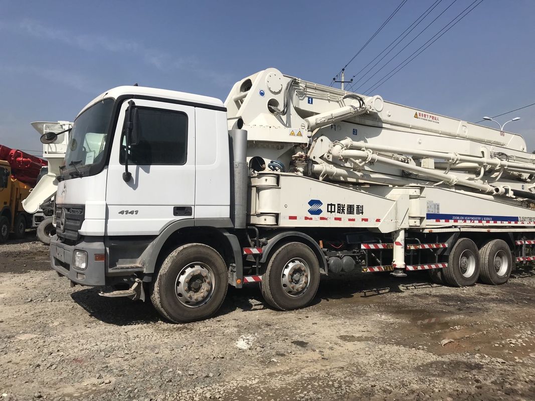 अच्छी स्थिति कंक्रीट ट्रेलर पंप जूमलियन 47 एम प्रयुक्त पंप ट्रक