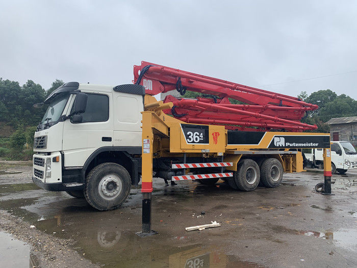 Putzmeister वोल्वो कंक्रीट पम्प ट्रक 36M व्यावसायिक रखरखाव