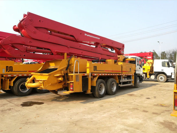 प्रयुक्त Putzmeister Isuzu ट्रक कंक्रीट पम्प 38m . घुड़सवार