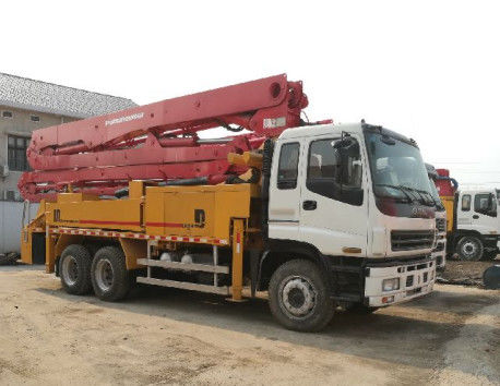 प्रयुक्त Putzmeister Isuzu ट्रक कंक्रीट पम्प 38m . घुड़सवार