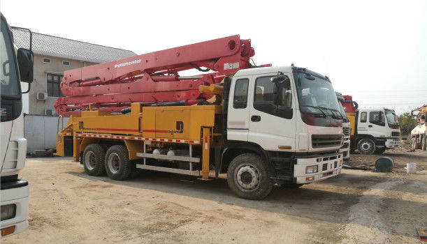 प्रयुक्त Putzmeister Isuzu ट्रक कंक्रीट पम्प 38m . घुड़सवार