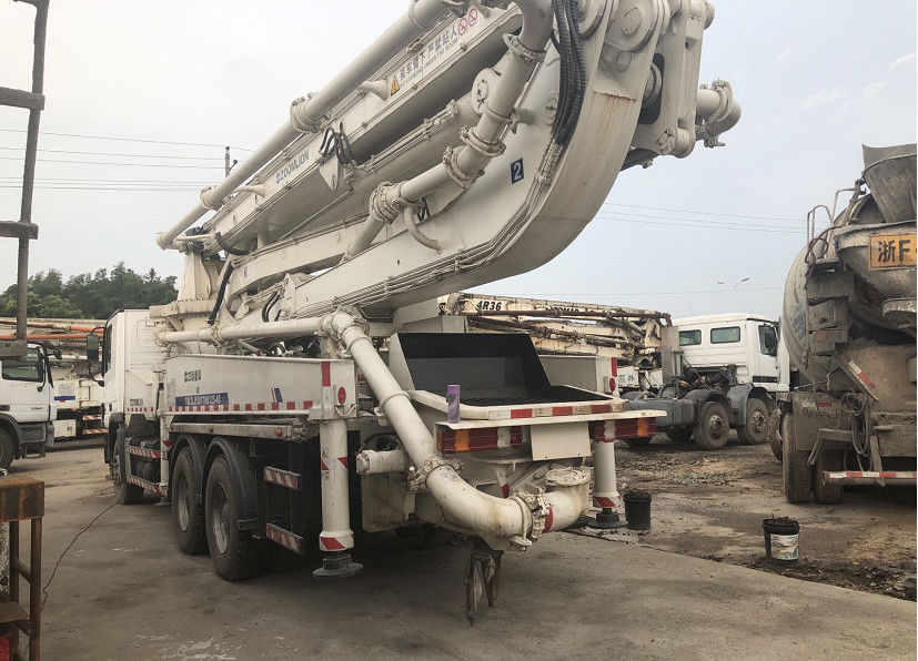 सेकेंड हैंड ट्रक माउंटेड कंक्रीट पम्प जूमलियन बेंज 40M