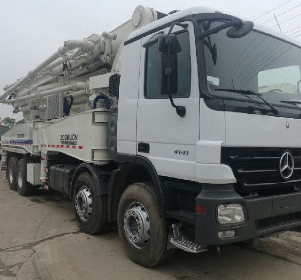 जूमलियन बूम पंप ट्रक 50 एम बेंज कंक्रीट पम्प ट्रक 300 किलोवाट का इस्तेमाल किया
