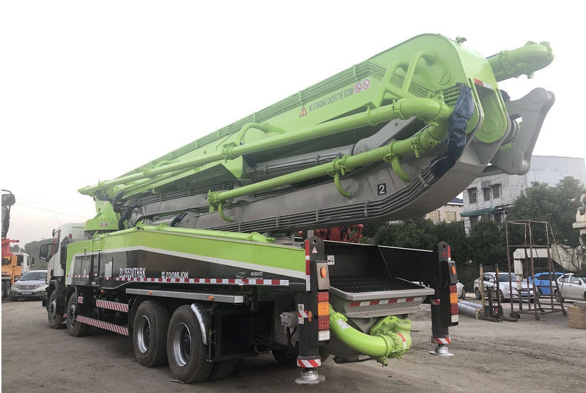 DC1206 Zoomlion स्कैनिया कंक्रीट पम्प ट्रक 56m 120 M3 / H . का उपयोग करता है
