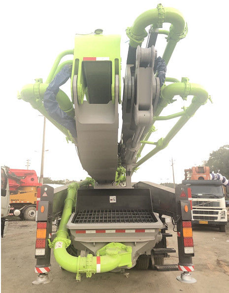DC1206 Zoomlion स्कैनिया कंक्रीट पम्प ट्रक 56m 120 M3 / H . का उपयोग करता है