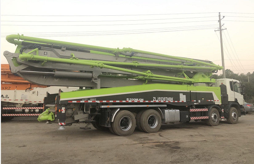 जूमलियन स्कैनिया कंक्रीट पम्प ट्रक 56 एम 170 एम 3 / एच 85 बार प्रयुक्त