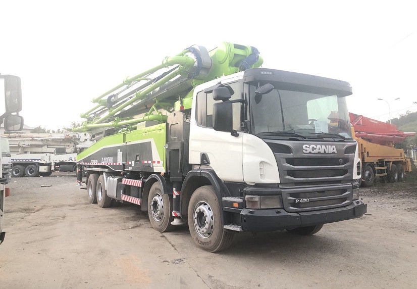 जूमलियन स्कैनिया कंक्रीट पम्प ट्रक 56 एम 170 एम 3 / एच 85 बार प्रयुक्त