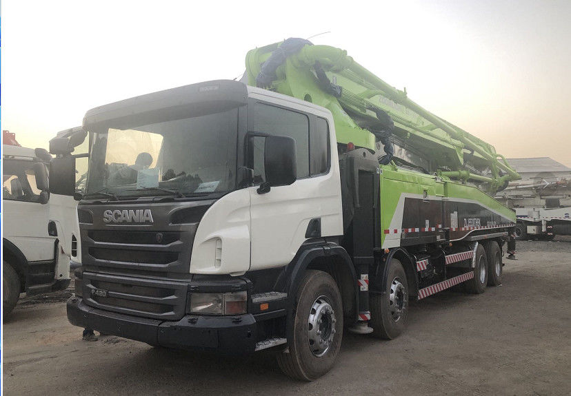 जूमलियन स्कैनिया कंक्रीट पम्प ट्रक 56 एम 170 एम 3 / एच 85 बार प्रयुक्त