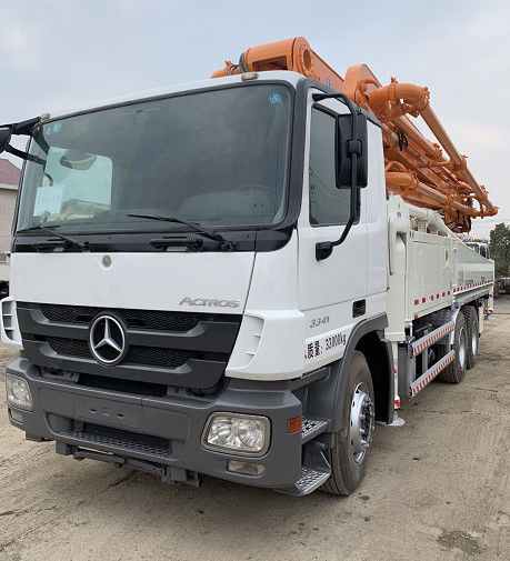 डीजल Zoomlion बेंज कंक्रीट पम्प ट्रक 49m . का इस्तेमाल किया