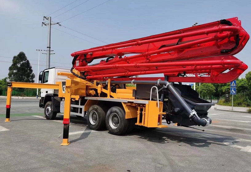 ट्रक घुड़सवार कंक्रीट पम्प जूमलियन 49 एम बेंज कंक्रीट पम्प ट्रक का इस्तेमाल किया: