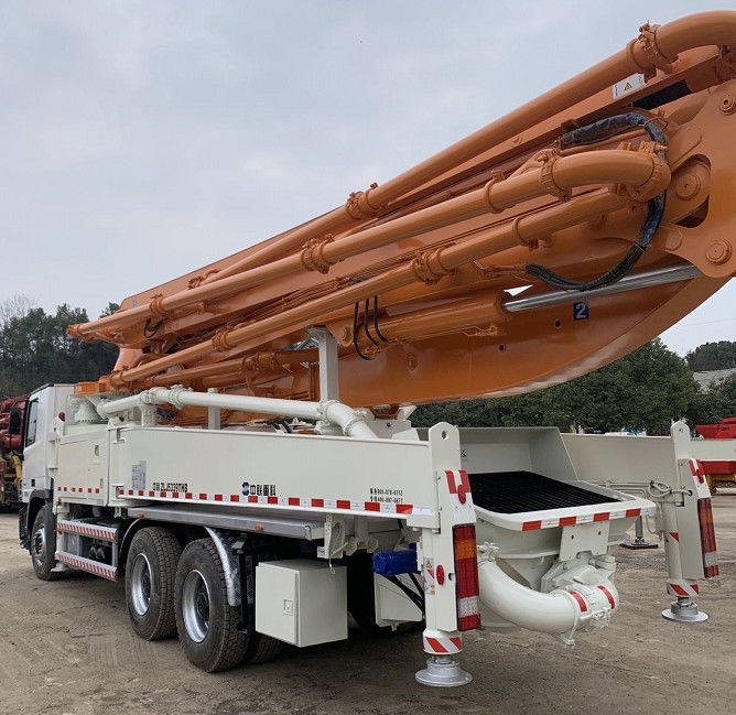 ट्रक कंक्रीट पम्प घुड़सवार ट्रक कंक्रीट पम्प जूमलियन 49 एम प्रयुक्त कंक्रीट पम्प ट्रक