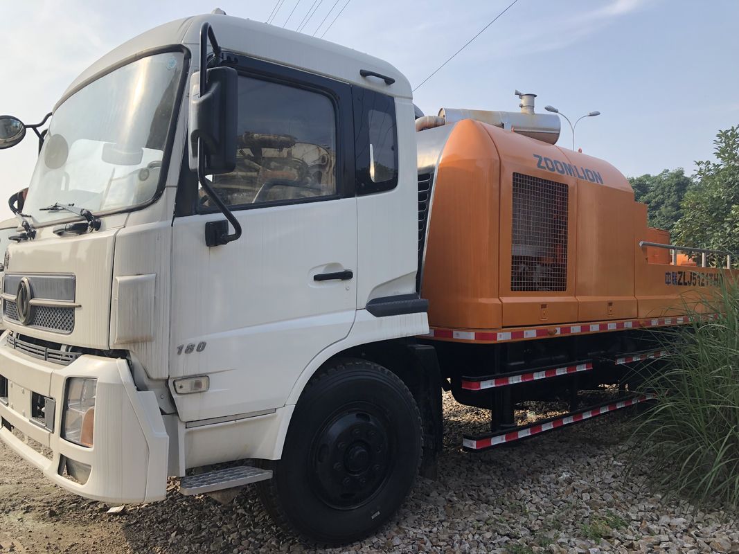 90CBM प्रयुक्त कंक्रीट ट्रेलर पंप