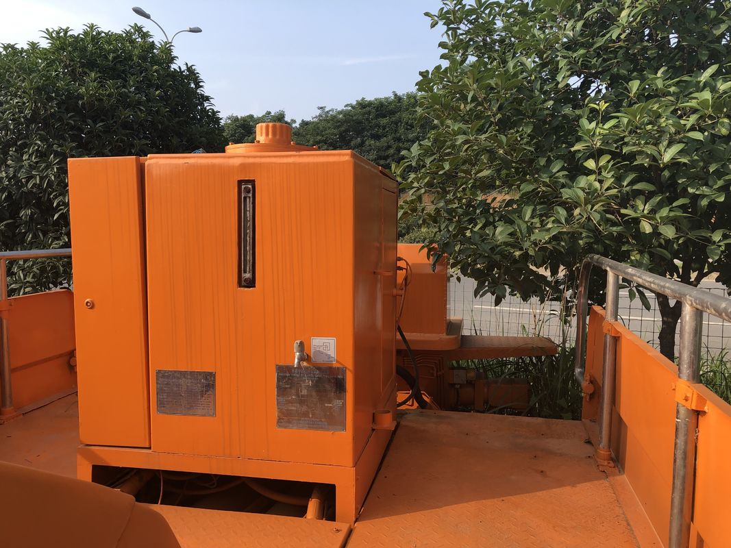 90CBM प्रयुक्त कंक्रीट ट्रेलर पंप