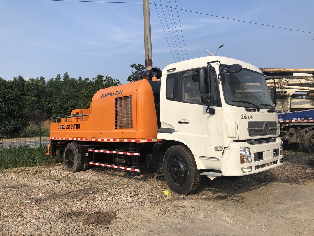 90CBM प्रयुक्त कंक्रीट ट्रेलर पंप