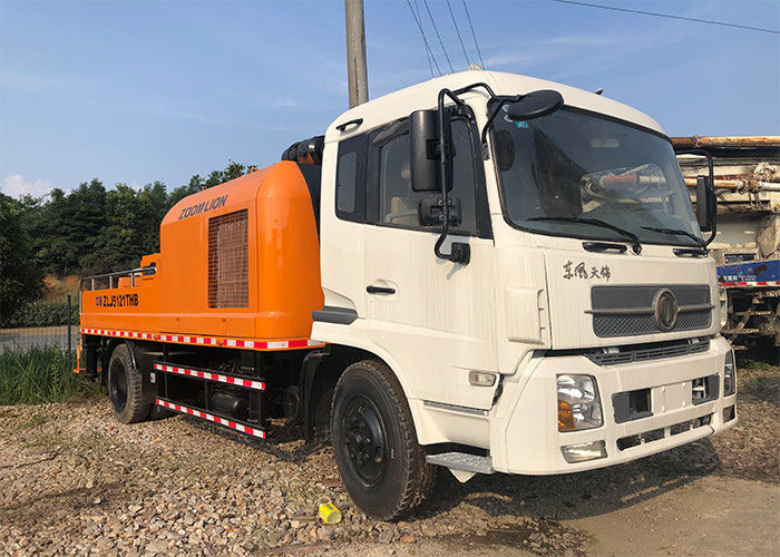 90CBM प्रयुक्त कंक्रीट ट्रेलर पंप