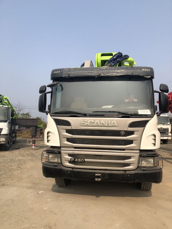 प्रयुक्त स्कैनिया P420 बूम कंक्रीट ट्रक, प्रयुक्त निर्माण उपकरण 180m3 / H