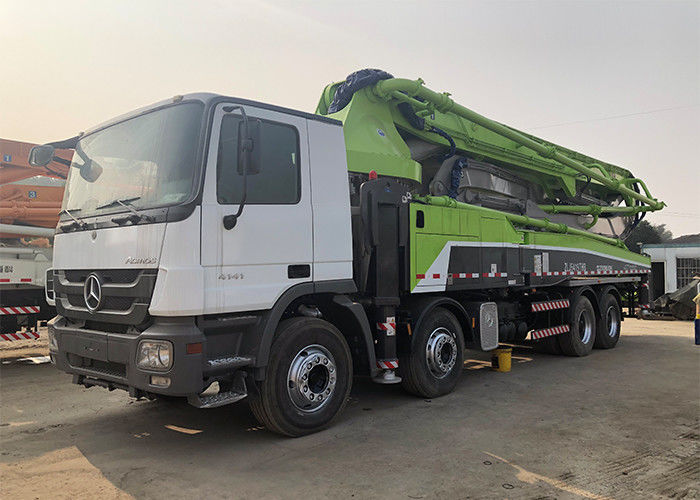 180m3 / H 50M प्रयुक्त ट्रक कंक्रीट पम्प, रिमोट कंट्रोल कंक्रीट पम्प Actros 4141
