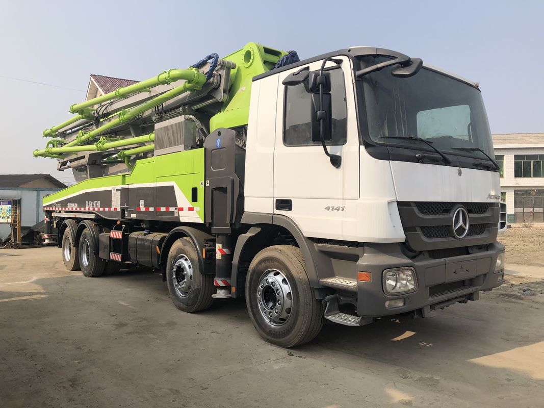 180m3 / H 50M प्रयुक्त ट्रक कंक्रीट पम्प, रिमोट कंट्रोल कंक्रीट पम्प Actros 4141