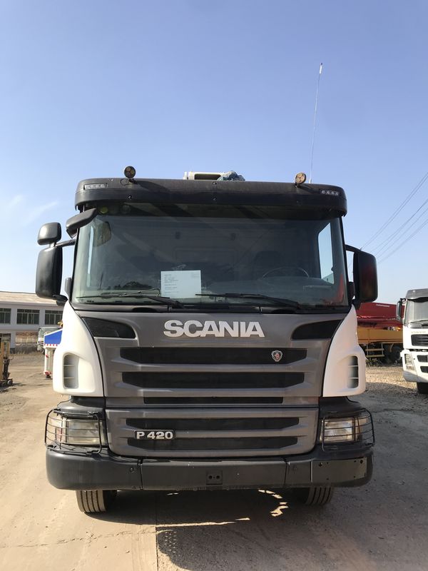 50 मीटर बूम प्रयुक्त कंक्रीट मशीन, पुनर्निर्मित ट्रक बुद्धिमान नियंत्रण