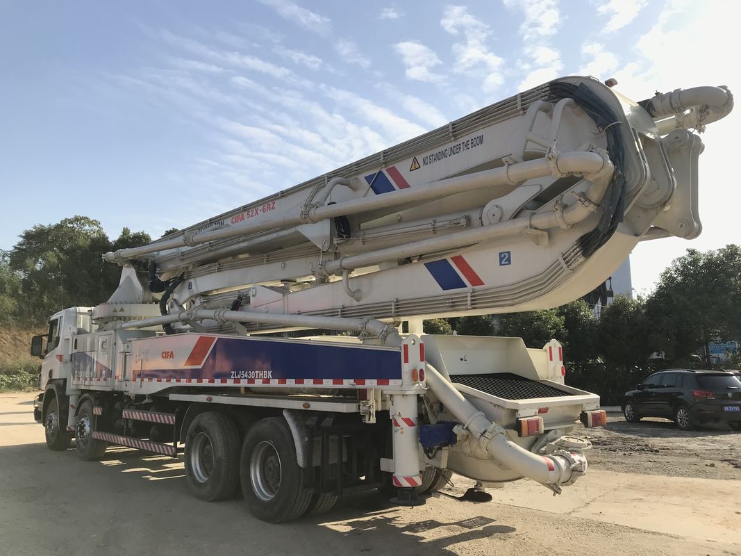 50 मीटर बूम प्रयुक्त कंक्रीट मशीन, पुनर्निर्मित ट्रक बुद्धिमान नियंत्रण