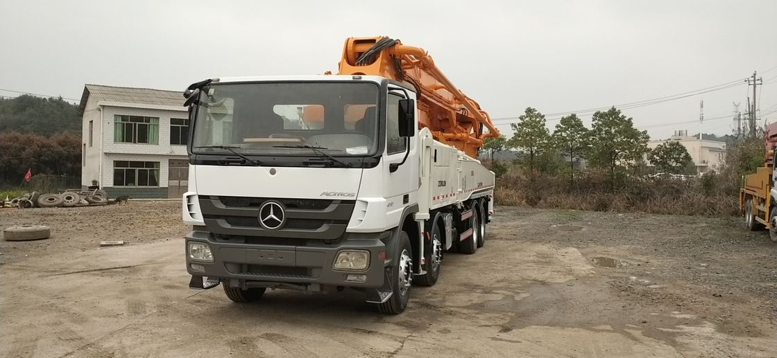 ZLJ5419THB 50m प्रयुक्त कंक्रीट पम्प ट्रक, जूमलियन ट्रक उत्कृष्ट स्थिति: