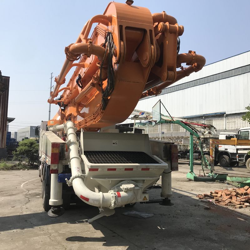 49 मीटर ACTROS 4141 परिवहन के लिए प्रयुक्त कंक्रीट पम्प ट्रक