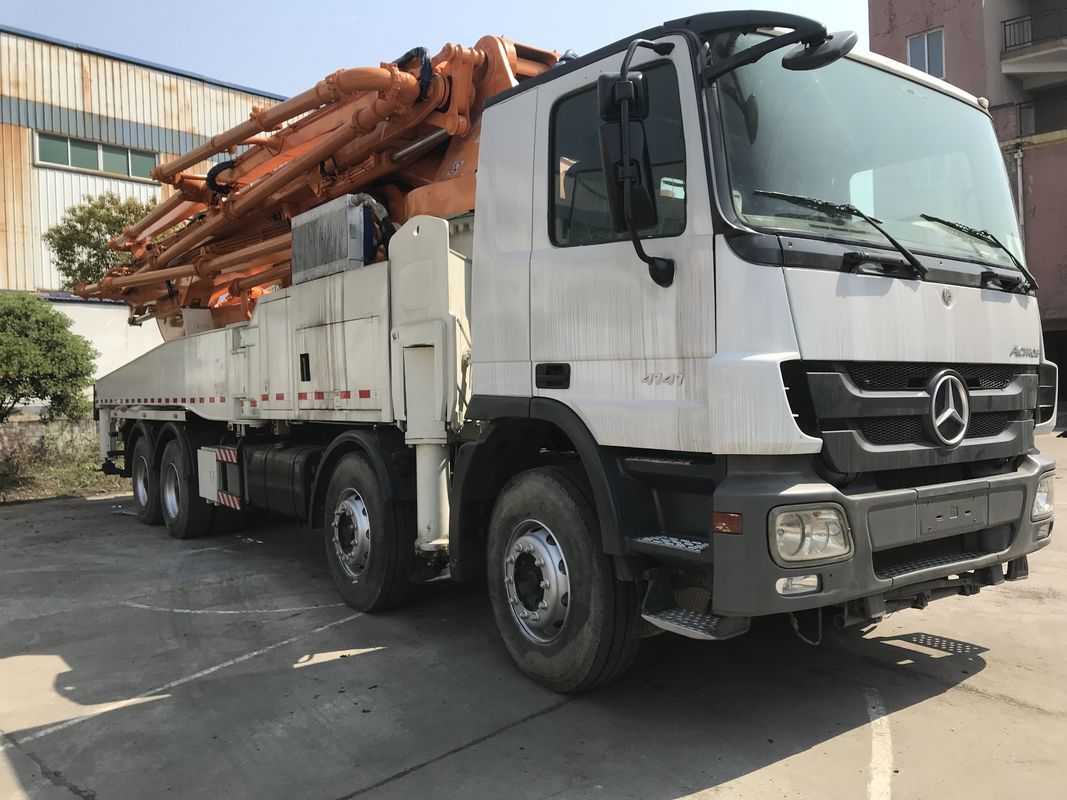 49 मीटर ACTROS 4141 परिवहन के लिए प्रयुक्त कंक्रीट पम्प ट्रक