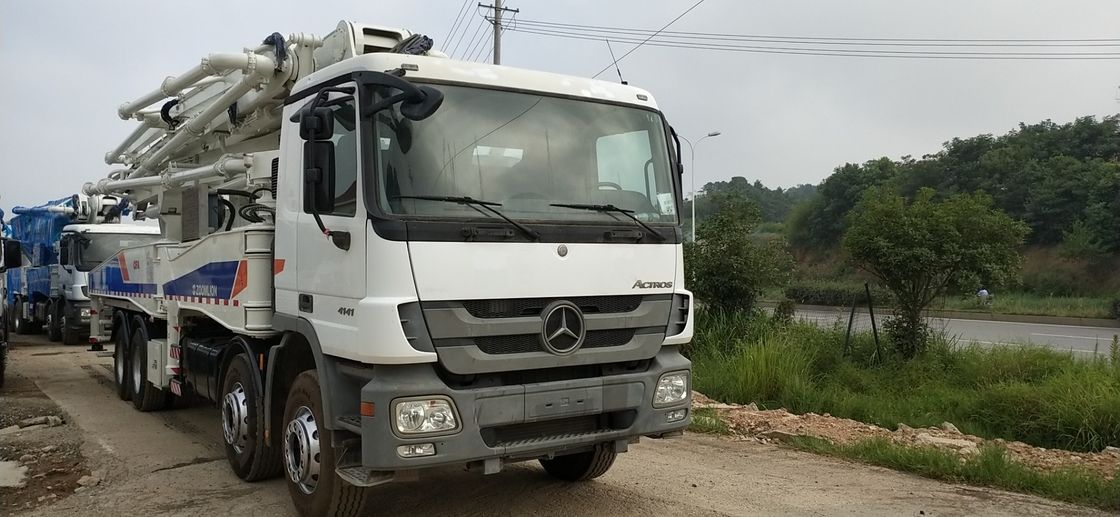 डीजल इंजन के साथ 50 मीटर ZLJ5418THB 300KW प्रयुक्त कंक्रीट मिक्सर पंप 2011 वर्ष: