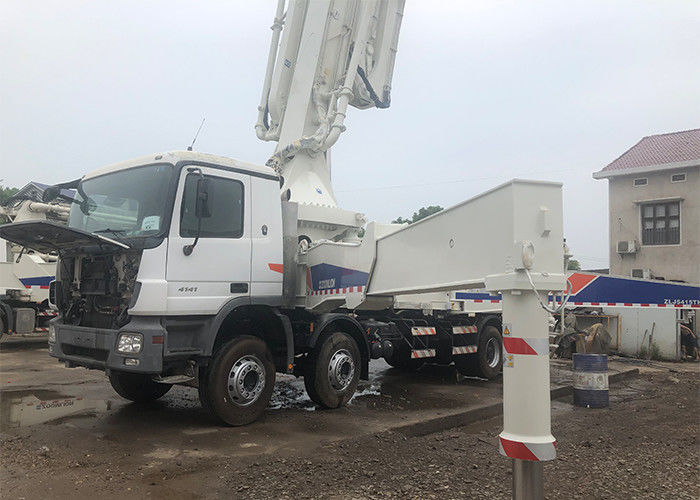 डीजल इंजन के साथ 50 मीटर ZLJ5418THB 300KW प्रयुक्त कंक्रीट मिक्सर पंप 2011 वर्ष: