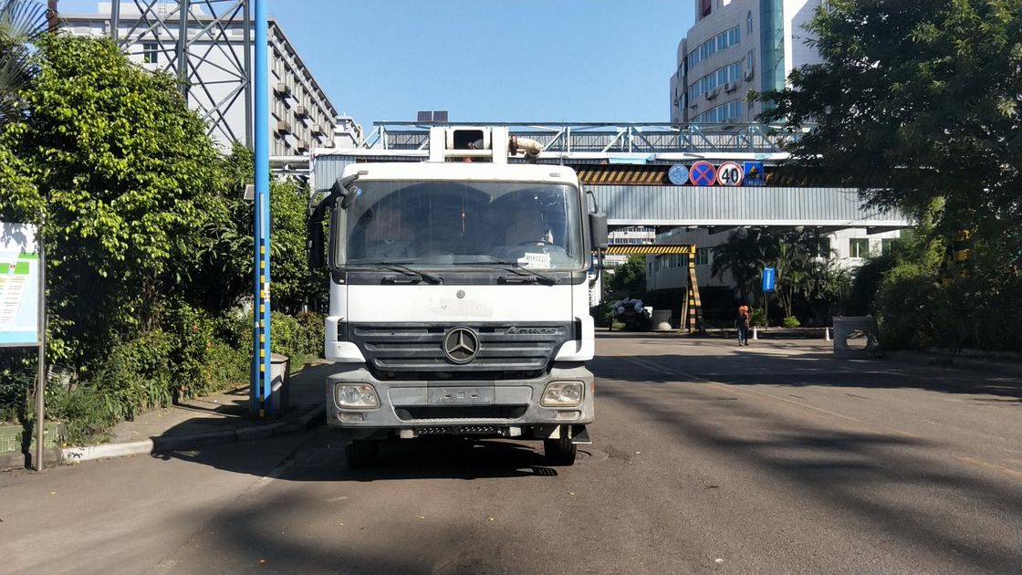 300KW जूमलियन कंक्रीट बूम ट्रक, बूम पंप ट्रक अच्छी तरह से रखरखाव किया जाता है